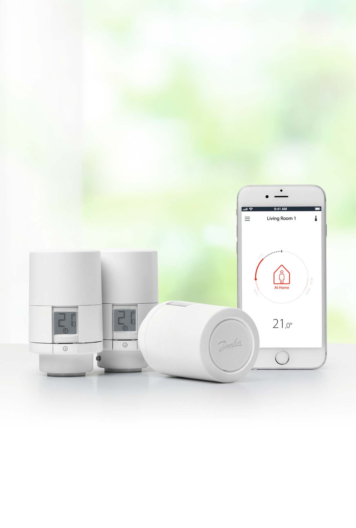 DANFOSS Eco Heizkörperthermostat, Weiß