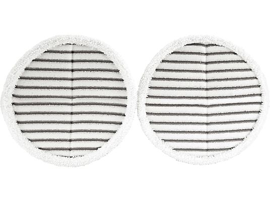 BISSELL Scrubby Mop Pads - Testine di pulizia di ricambio (Bianco/Nero)