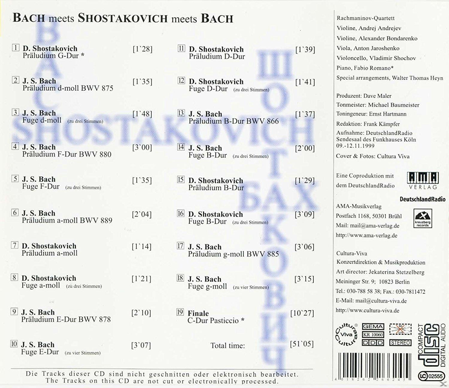 Rachmaninov Quartett - Bach: Meets Shostakovich Meets  - (CD)