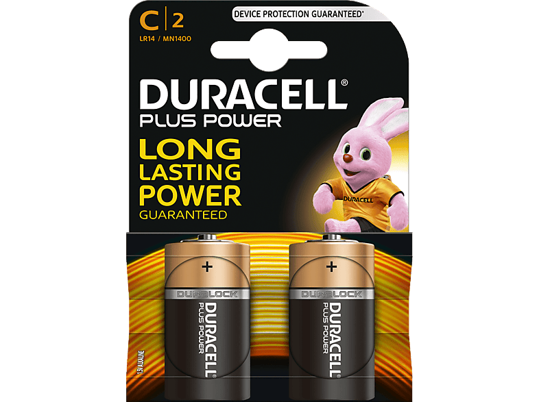 DURACELL Plus Power C-batterijen 2 pack
