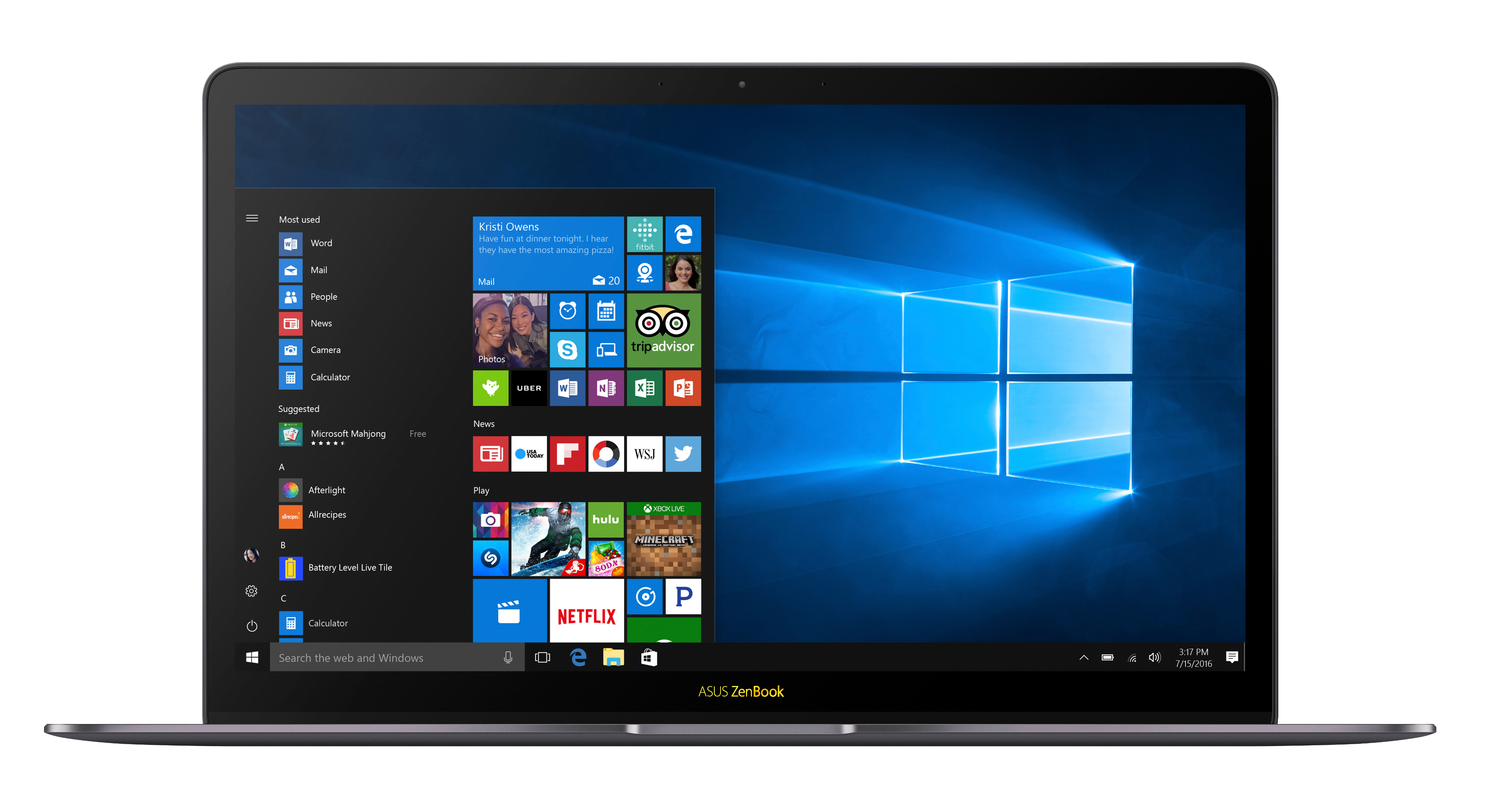 ASUS ZenBook Deluxe UX490UA - 14 Zoll - Intel® Core™ i7 i7-7500U - 16 GB - 512 GB - Intel® HD 620 - Windows 10 Home (64 Bit)
