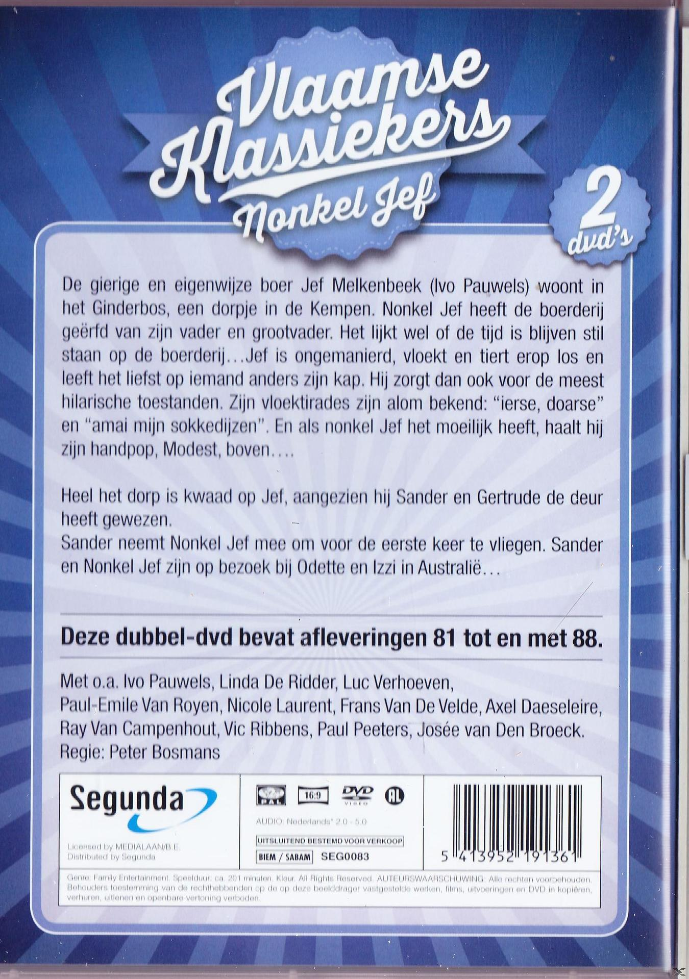 Vlaamse Klassiekers: Nonkel Jef Ep. 81-88 -  DVD