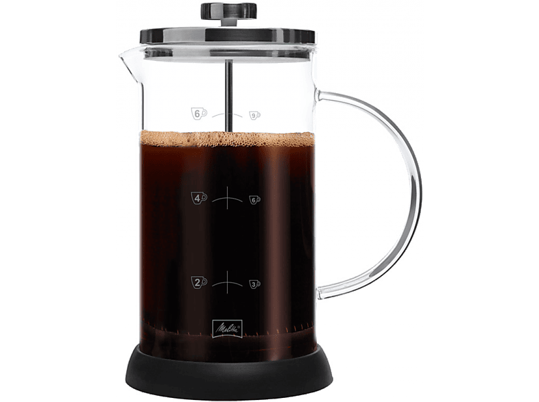 Melitta Italiaans Koffiezetapparaat (french Press 8 Cups) Koffiemachine Zilver