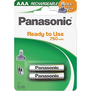 PANASONIC BATTERY P03P herlaadbare batterijen 2 pack