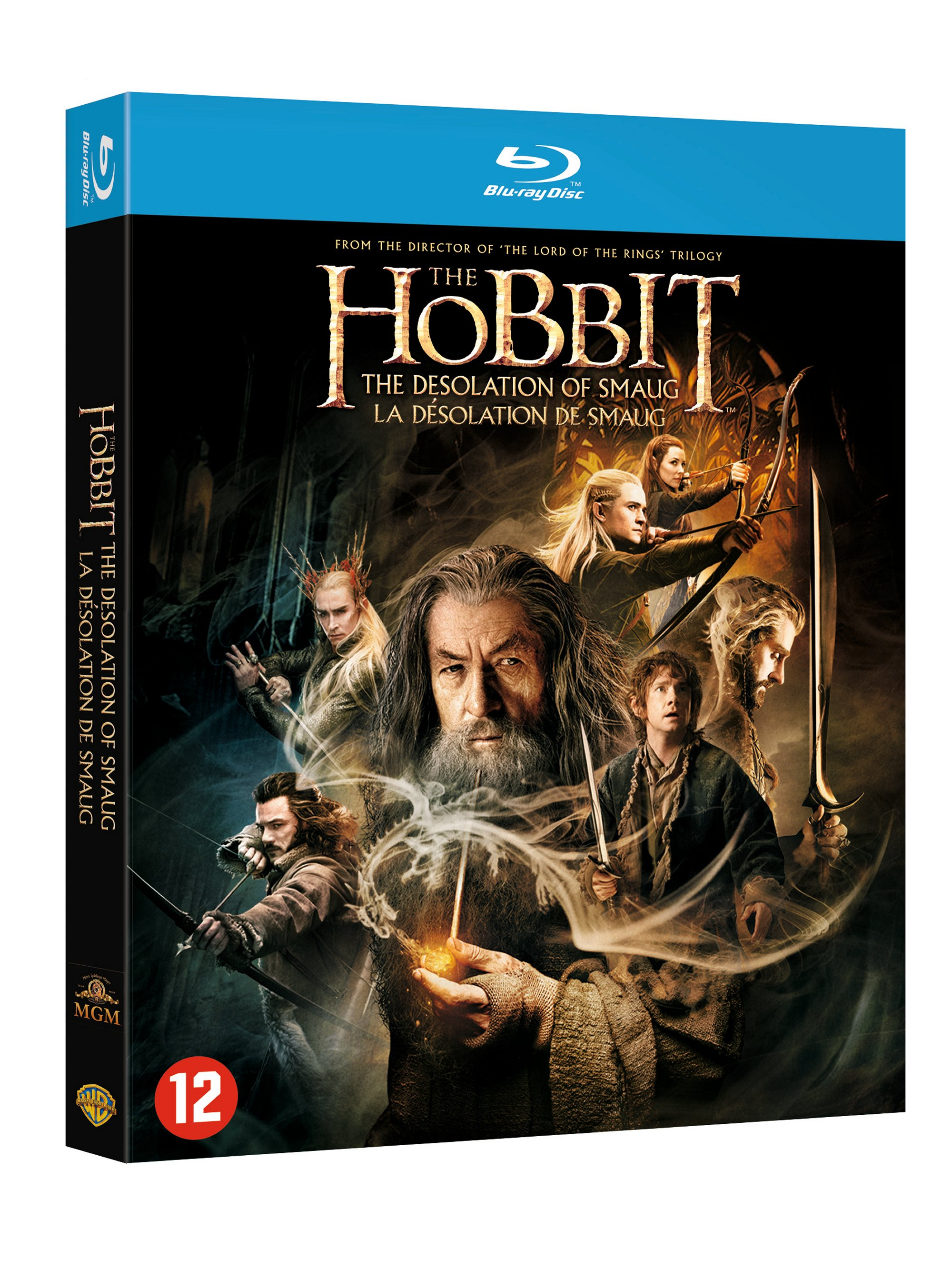 Blu-ray hoes voor de film "The Hobbit: The Desolation of Smaug".