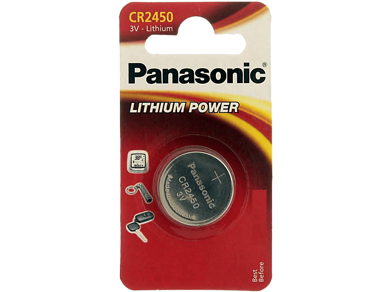 PANASONIC BATTERY CR2450 lithium batterij