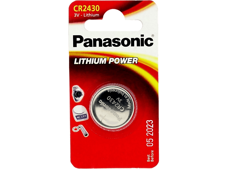 PANASONIC BATTERY CR2430 lithium batterij