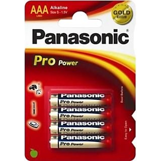 PANASONIC BATTERY LR03PPG alkaline batterijen 4 pack