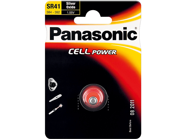 PANASONIC BATTERY SR41 zilver oxyde batterij