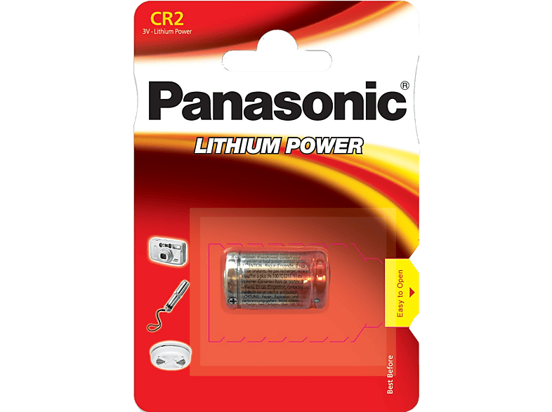 PANASONIC BATTERY CR2 Lithium batterij