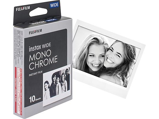 FUJIFILM Instax Wide Monochrome - Film instantané (Gris)