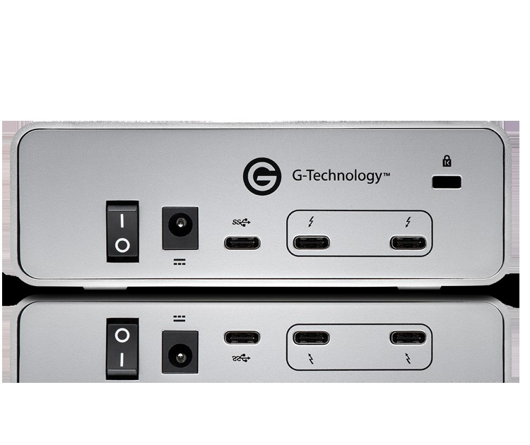 G-TECHNOLOGY G-DRIVE™ mit Thunderbolt™ 3 Festplatte, 12 TB HDD, extern, Silber