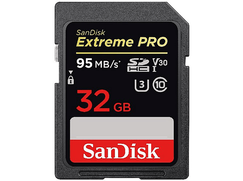 SANDISK Geheugenkaart SDHC Extreme Pro 32 GB Class 10 (173368)