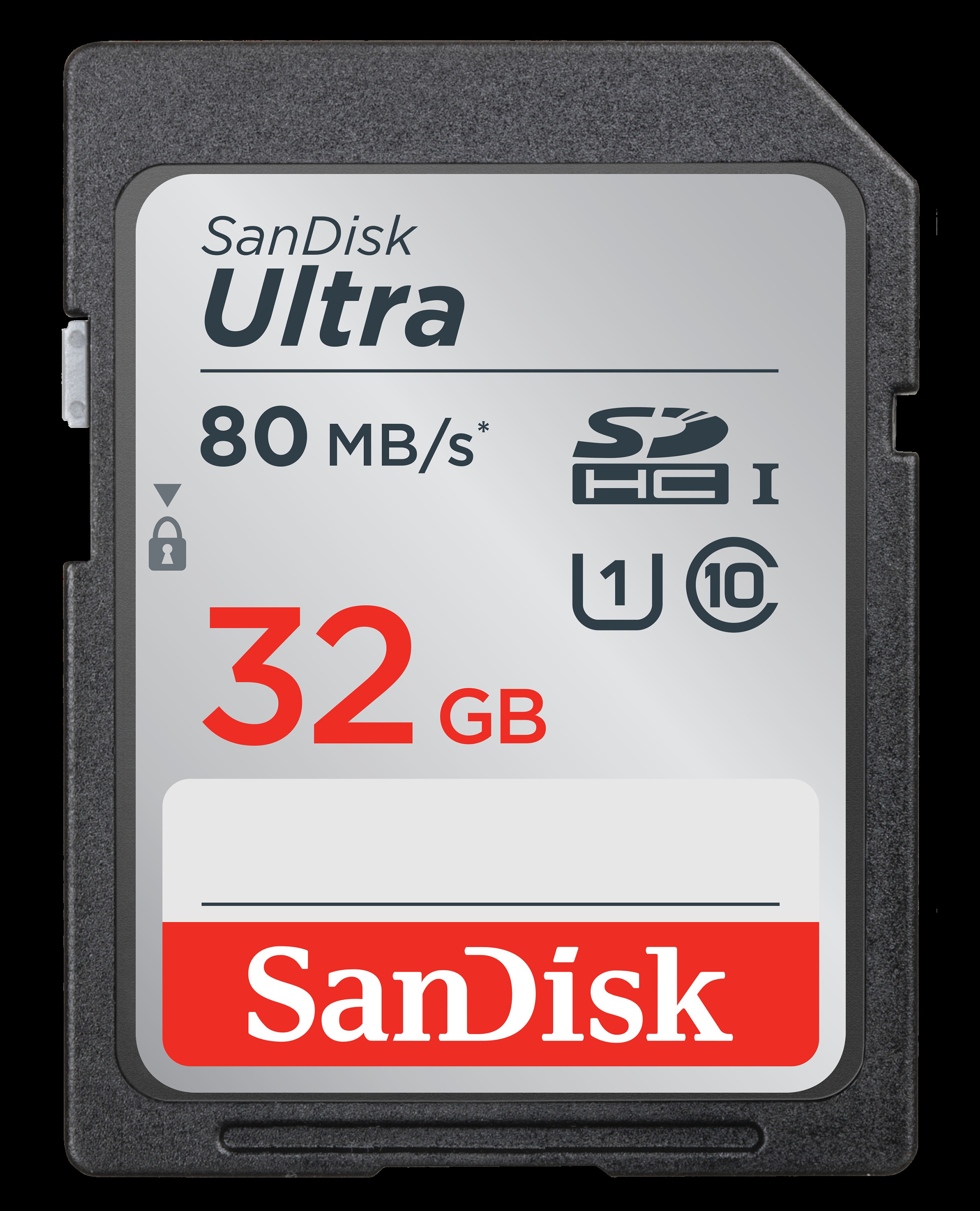 SANDISK Ultra, SDHC Speicherkarte, 32 GB, 80 MB/s