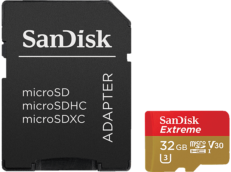 Sandisk Extreme Micro Sdxc Speicherkarte 32 Gb 100 Mb S Mediamarkt