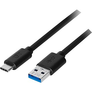 ISY USB-kabel - USB-C 1 m Zwart (IUC-3000)