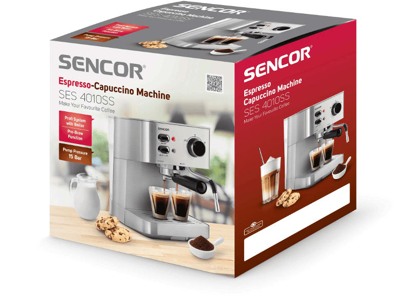 Sencor SES 4010SS Espresso kávéfőző Sencor SES 4010SS Espresso kávéfőző