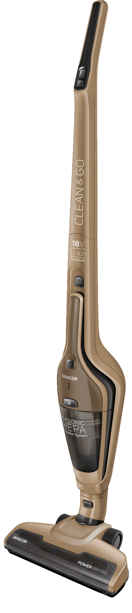 SENCOR SVC 8618GD Vezeték nélküli Álló porszívó 2in1