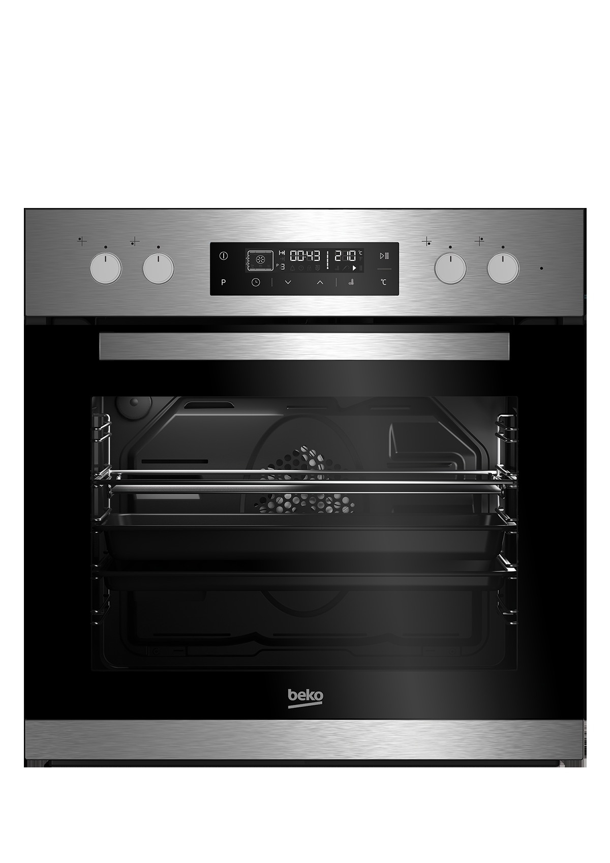 BEKO BUM22420X1, Einbauherdset (Elektrokochfeld, A+, 71 l)