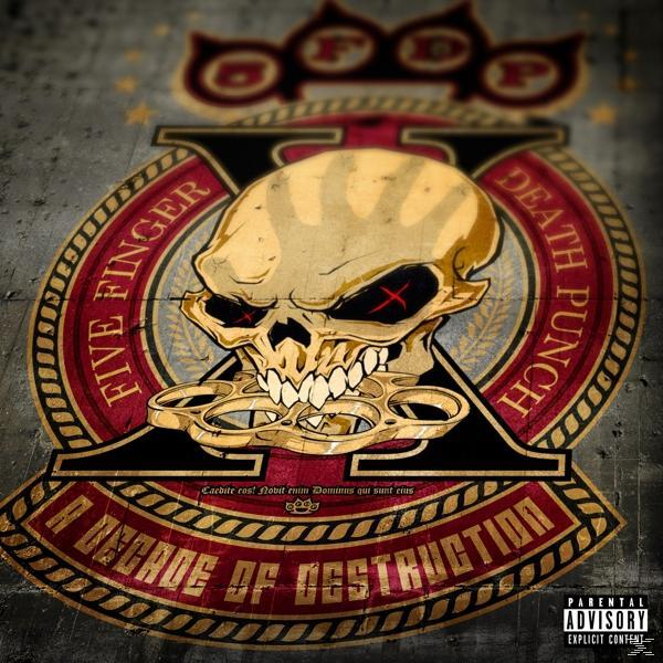 Albumcover für 'A Decade of Destruction' von Five Finger Death Punch.