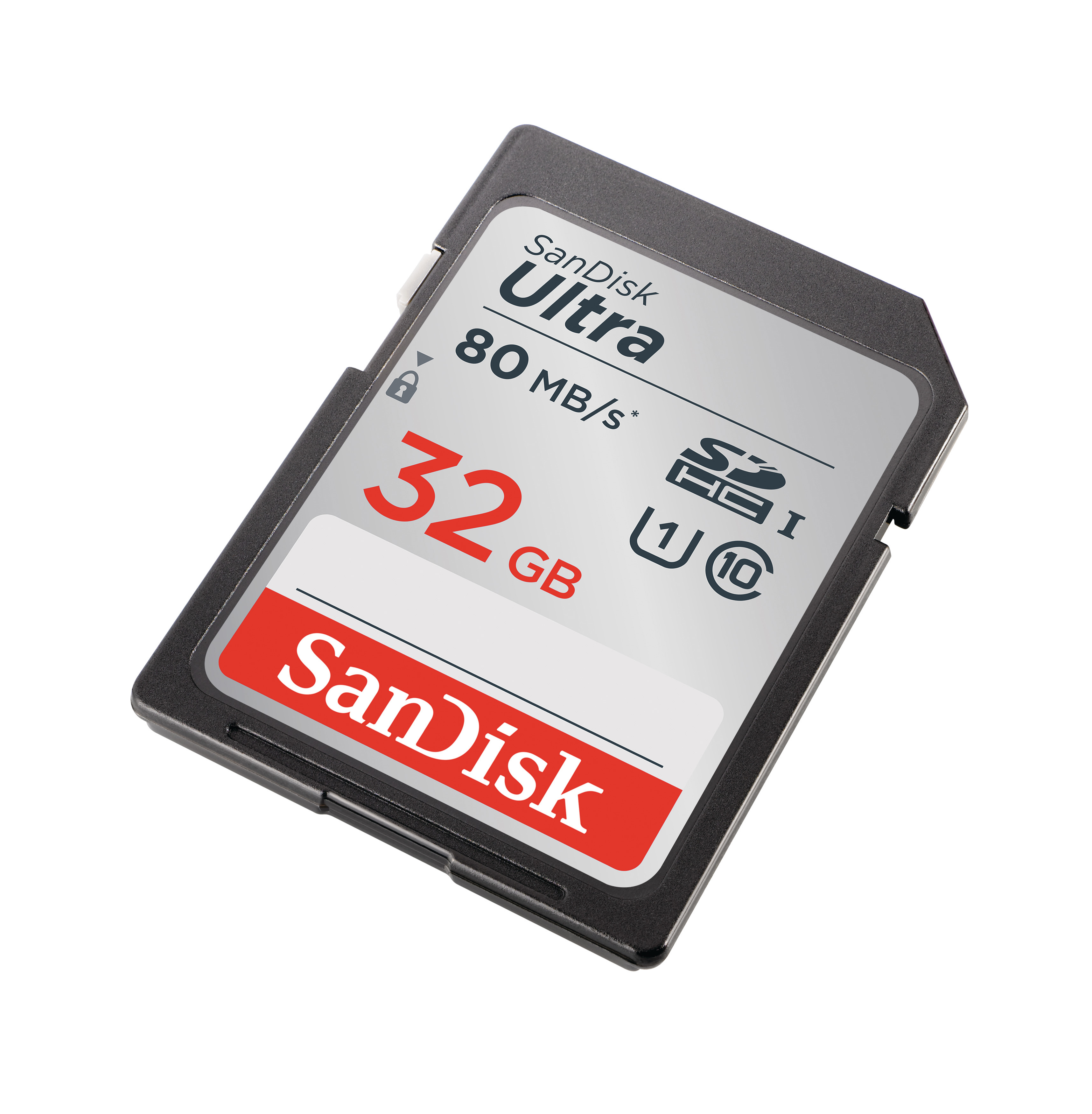 SANDISK Ultra, SDHC Speicherkarte, 32 GB, 80 MB/s