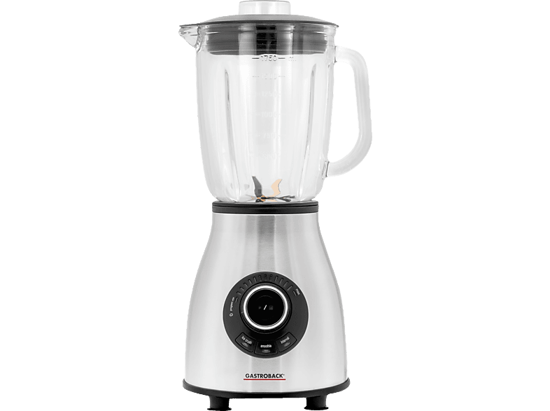 GASTROBACK 40986 Vital Mixer Pro Standmixer Edelstahl (1000 Watt, 1.75 l)