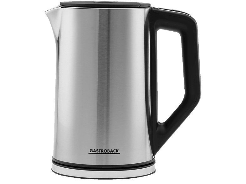 GASTROBACK 42436 Double Wall Design Wasserkocher, Edelstahl