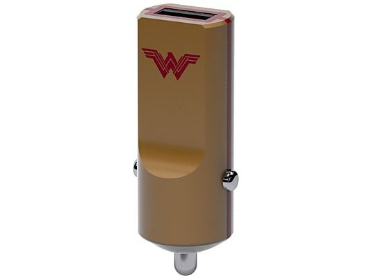 TRIBE Autolader USB DC Comics Wonder Woman 2.4 A Goud (CCR13303)