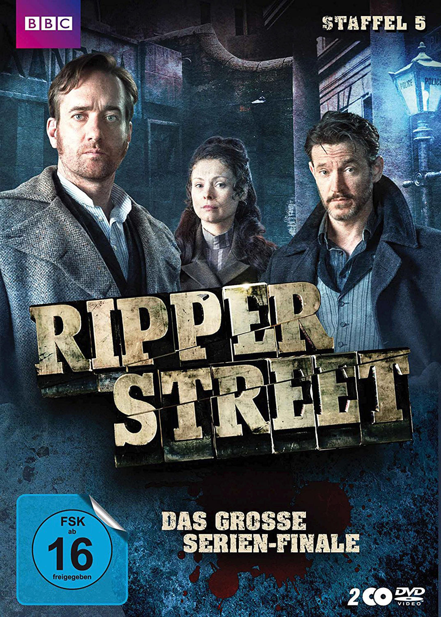 DVD-Cover mit Schauspielern, Titel in großen Buchstaben und einem Bewertungssiegel.