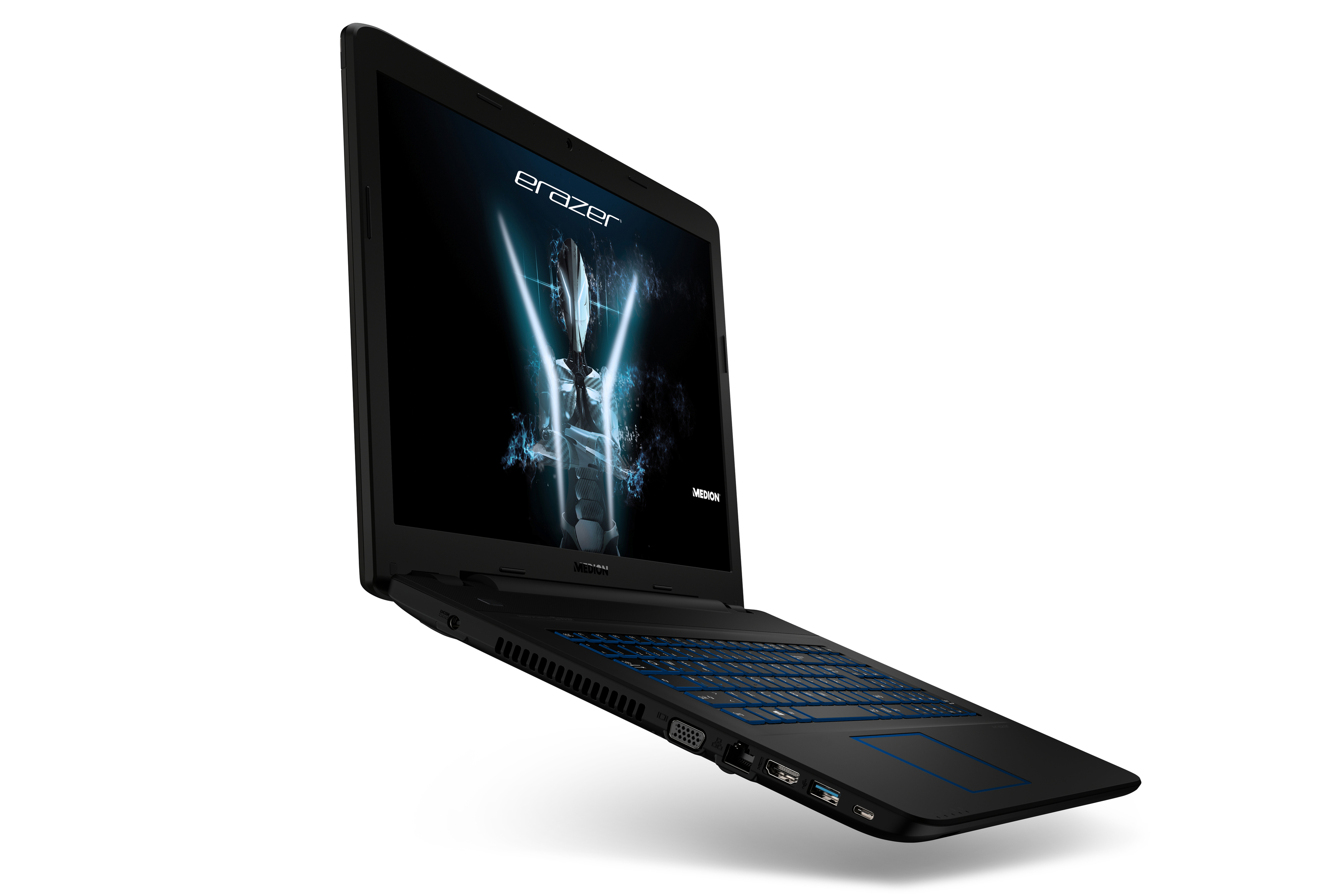 MEDION ERAZER® P7651 - 17,3 Zoll - Intel® Core™ i5 i5-8250U - 8 GB - 256 GB - NVIDIA GeForce® GTX 1050 - Windows 10 Home (32 bit)