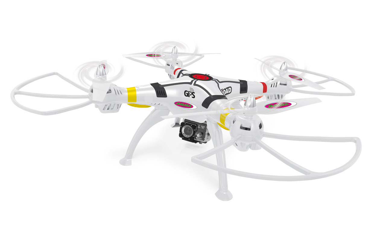 Altitude JAMARA Wifi HD Payload Drone GPS Weiß ComingHome Quadrocopter, Full