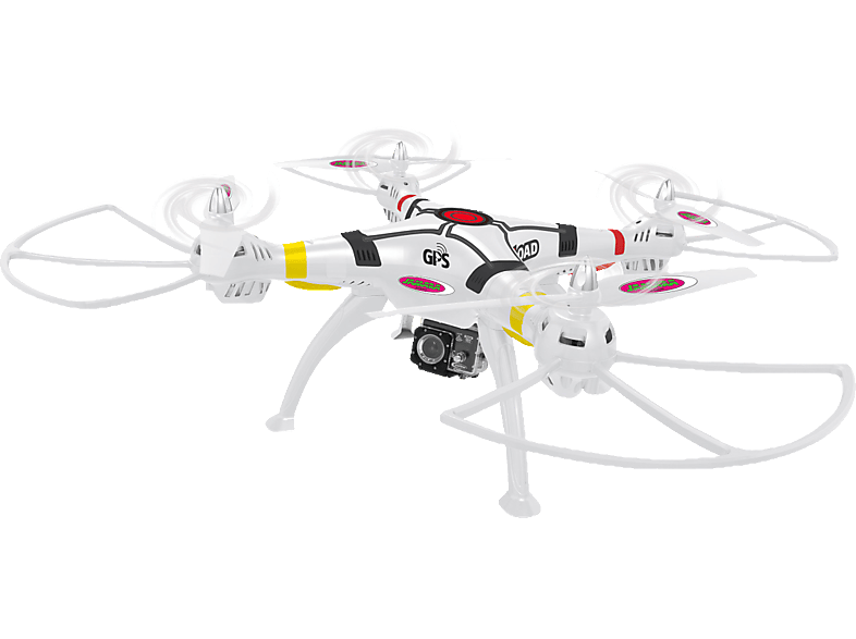 JAMARA Payload GPS Drone Altitude Full HD Wifi ComingHome Quadrocopter, Weiß