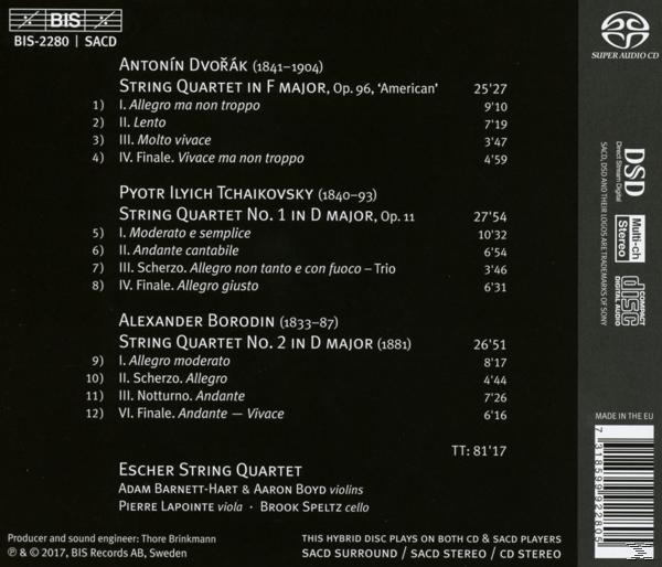 Escher String Quarte - Streichquartette  - (SACD Hybrid)