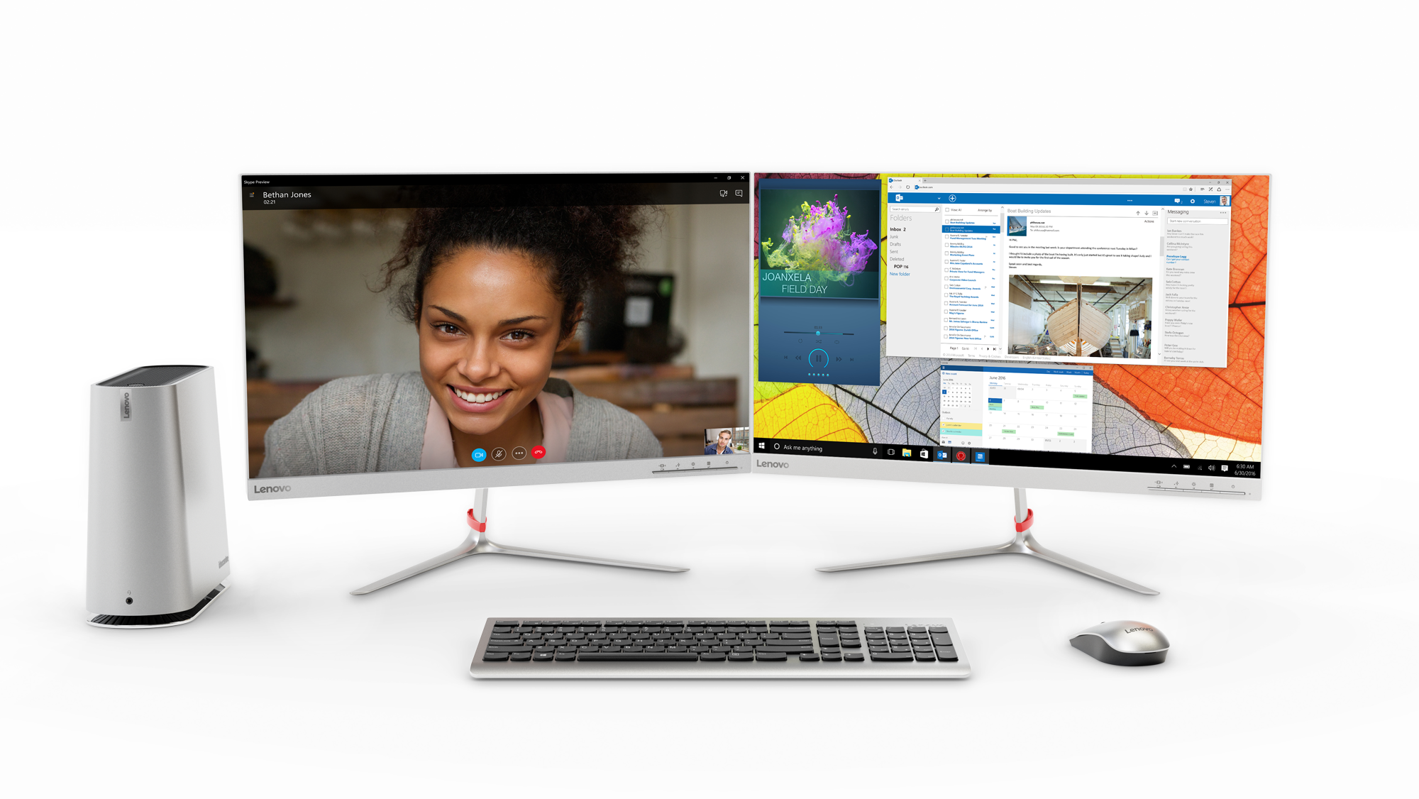 LENOVO 90HC001BTX IdeaCentre 620S i3 8+16GB Masaüstü PC