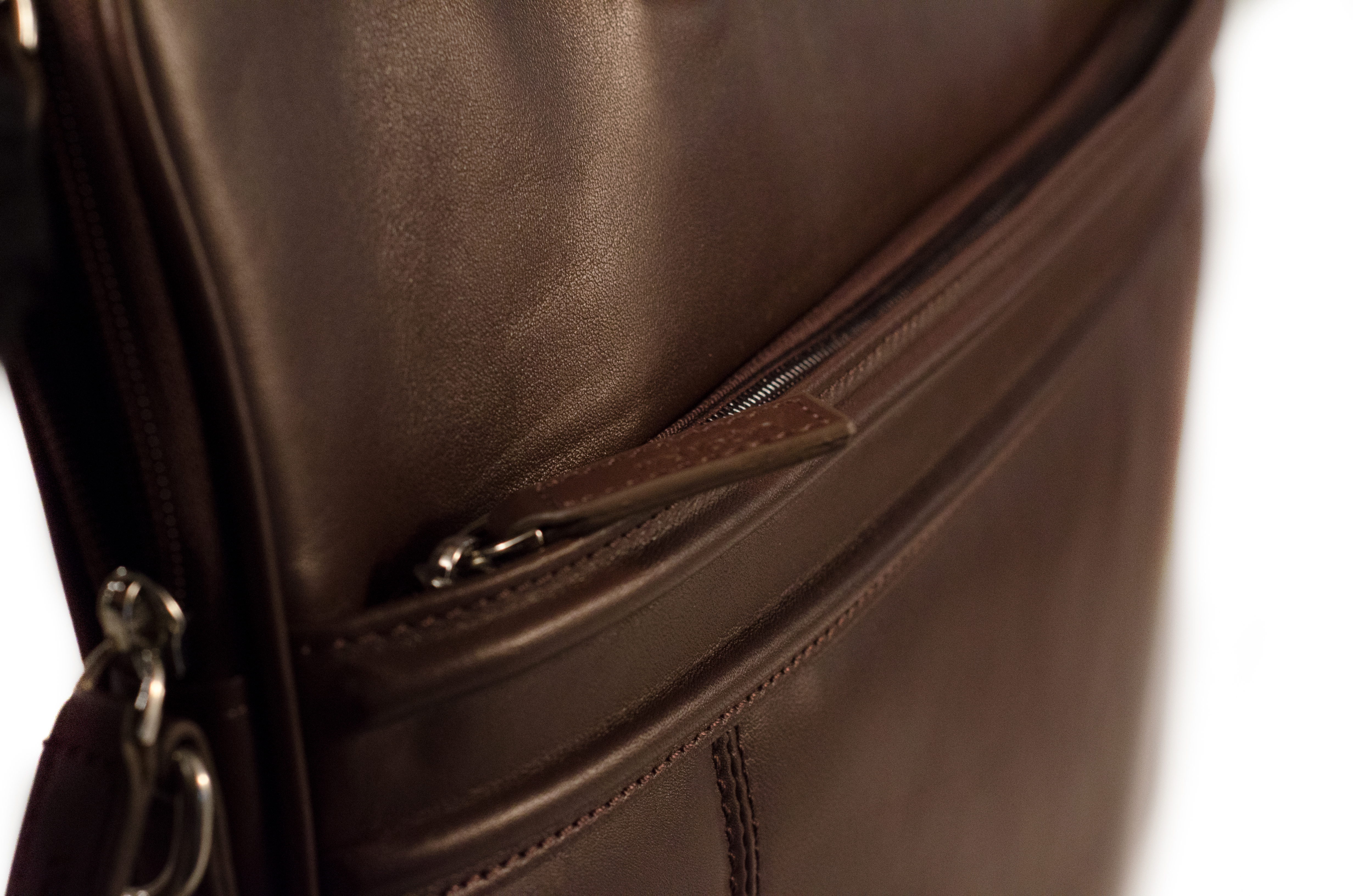 REBOON 605 Notebooktasche Kompakttasche für Universal Leder, Braun