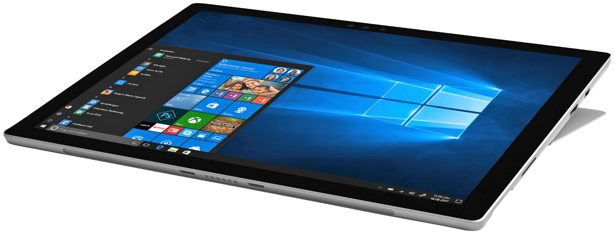 MICROSOFT Surface Pro - 12,3 Zoll - Intel® Core™ i5 i5-7300U - 8 GB - 256 GB - Intel® HD 620 - Windows 10 Pro (64 Bit)