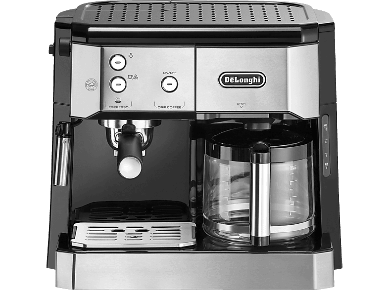 Kaffeemaschine DELONGHI BCO 421.S Kombi Kaffeemaschine Silber