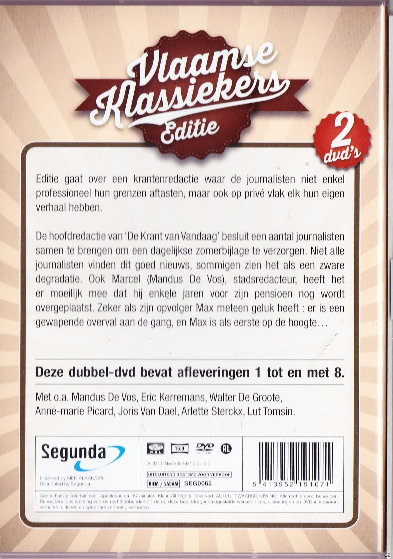 DVD-hoes met tekst in het Nederlands, twee dvd's en een logo.