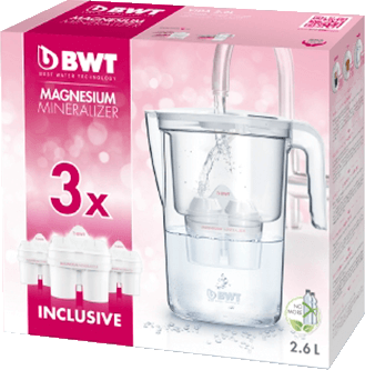 BWT 815485A Vida kancsó szett 3 filterrel, fehér