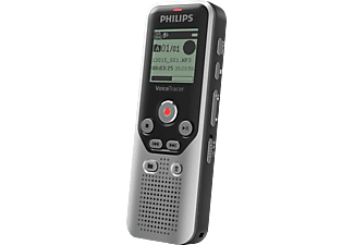 PHILIPS VoiceTracer DVT1250 Audiorecorder, Dunkel Silber und Schwarz
