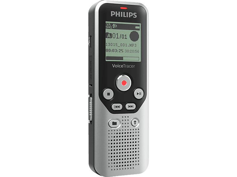 Thumbnail - PHILIPS VoiceTracer DVT1250 Audiorecorder, Dunkel Silber und Schwarz
