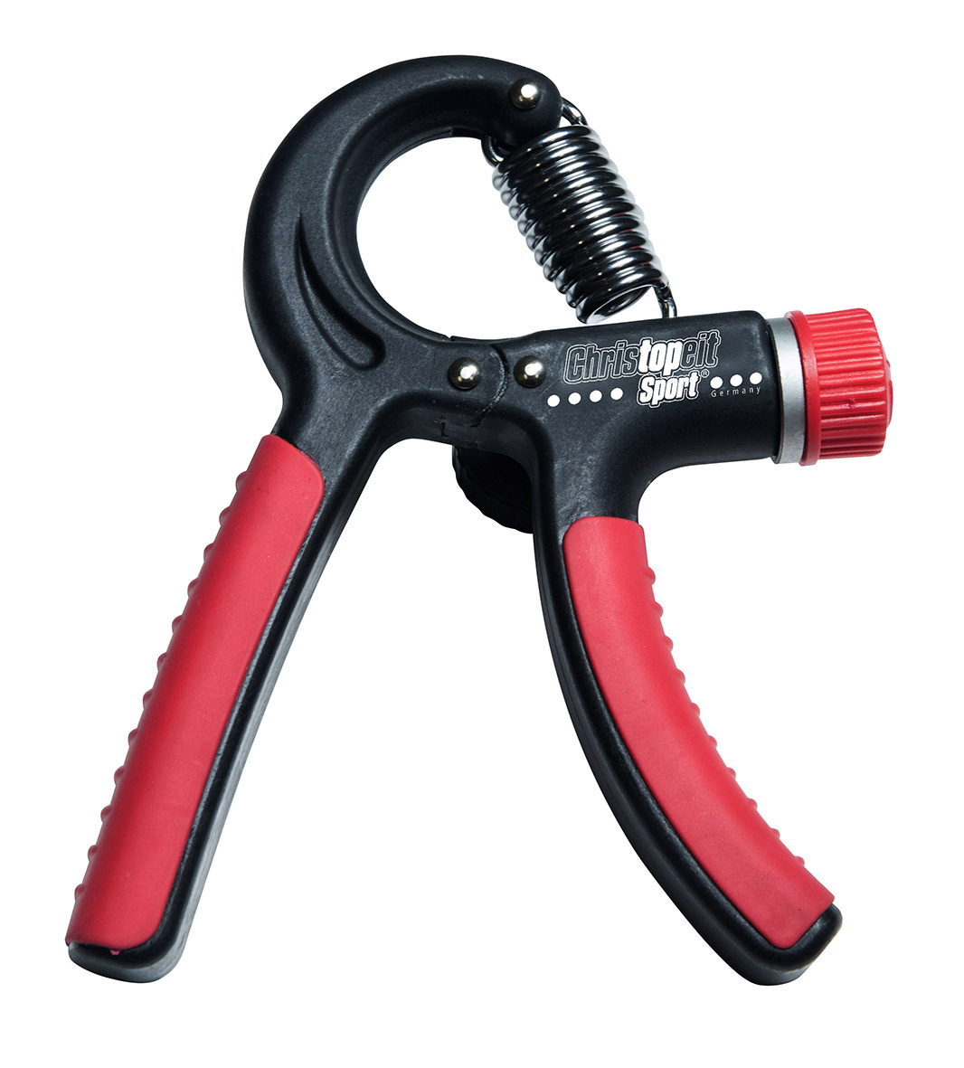 CHRISTOPEIT 2x  Handexpander, Schwarz/Rot