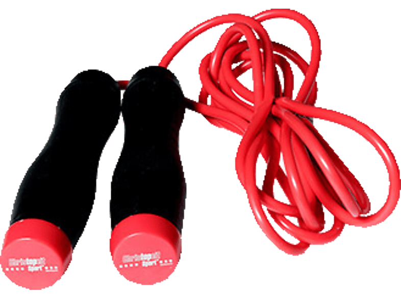 CHRISTOPEIT Profi Springseil, Schwarz/Rot