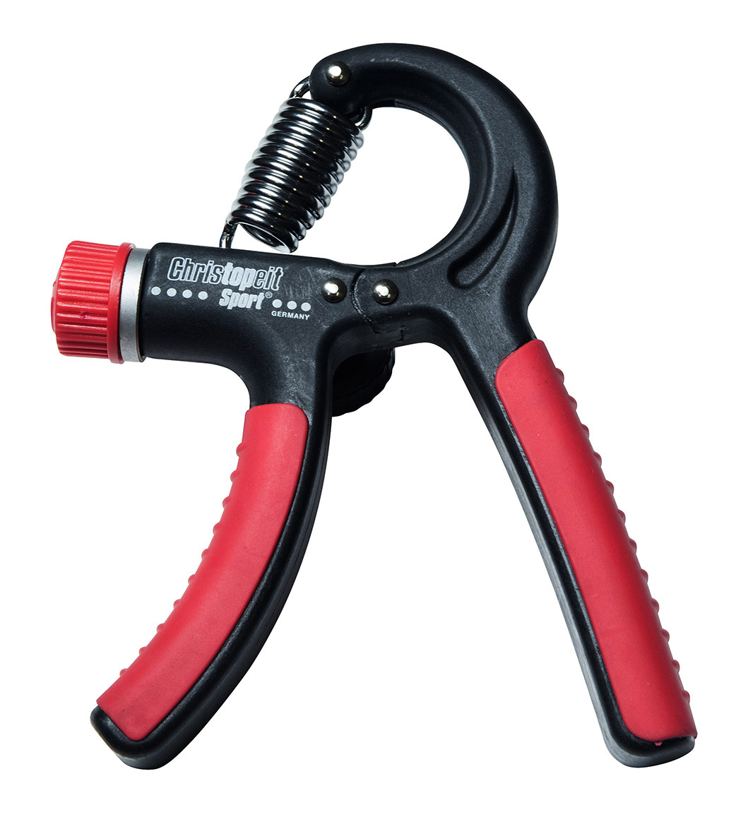 CHRISTOPEIT 2x  Handexpander, Schwarz/Rot
