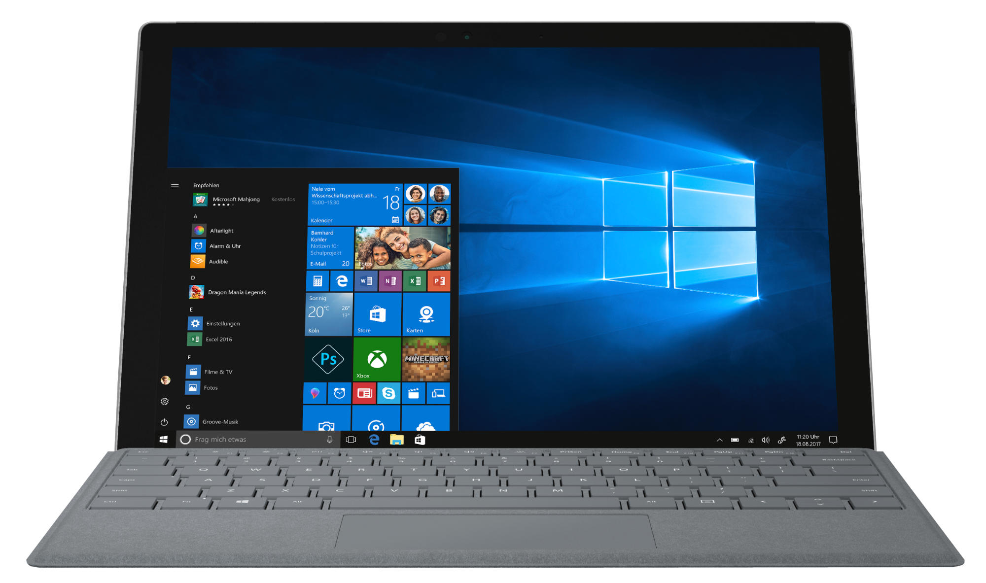 MICROSOFT Surface Pro - 12,3 Zoll - Intel® Core™ i5 i5-7300U - 8 GB - 128 GB - Intel® HD 620 - Windows 10 Pro (64 Bit)