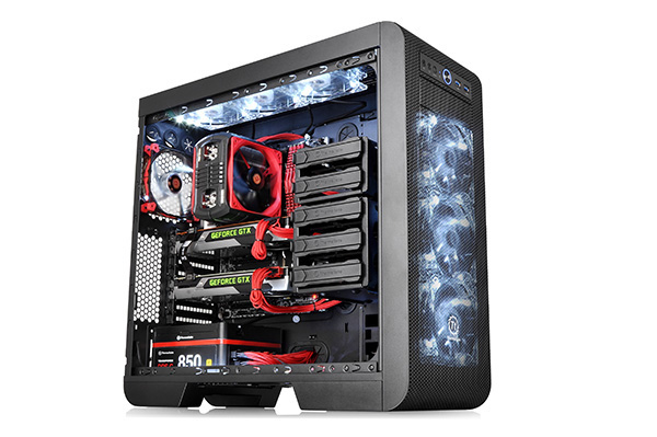 THERMALTAKE Core V51 PC-Gehäuse, Schwarz