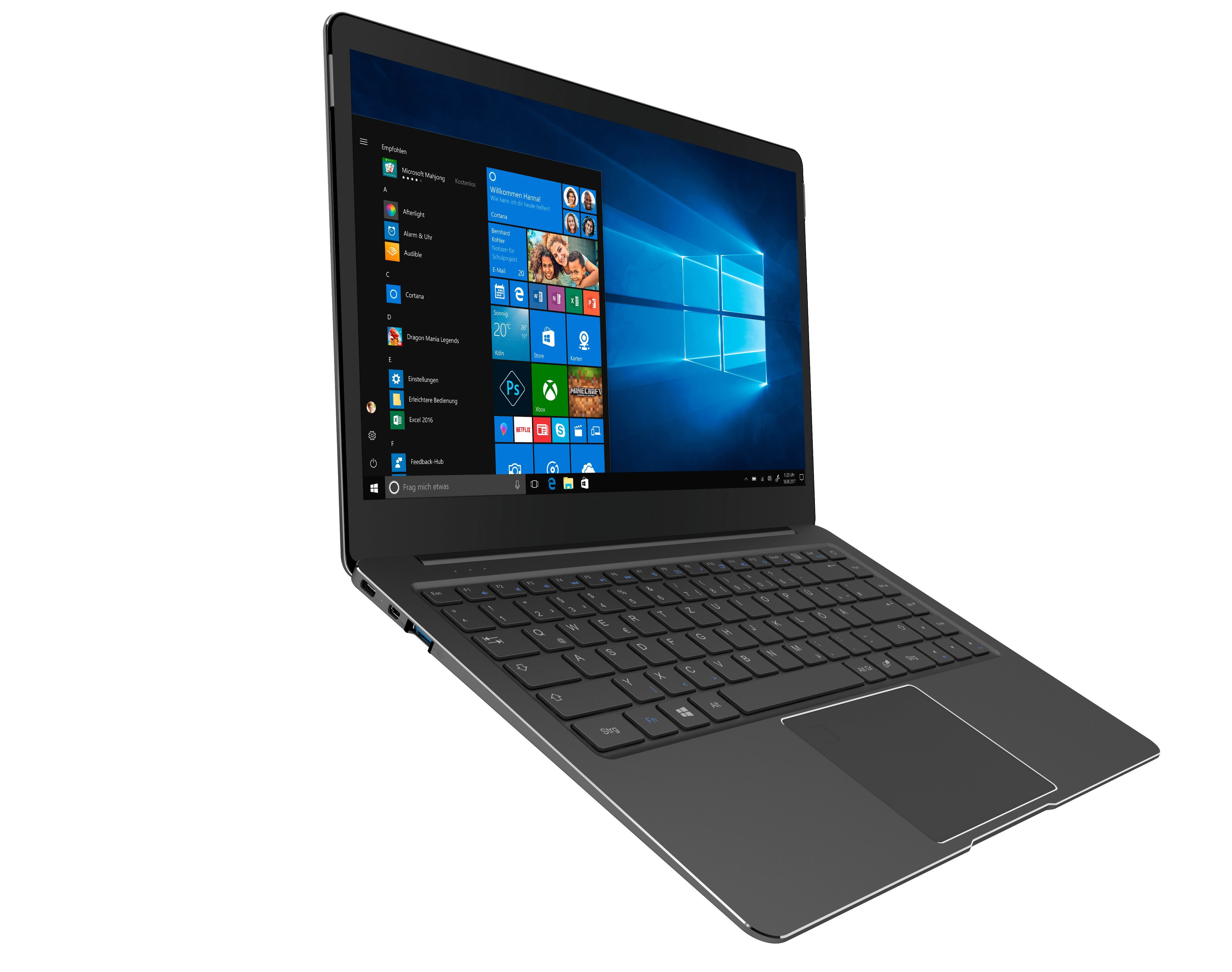 TREKSTOR Primebook P14 - 14,1 Zoll - Intel® Pentium® N4200 - 4 GB - 64 GB - Intel® HD 505 - Windows 10 Home (32 bit)