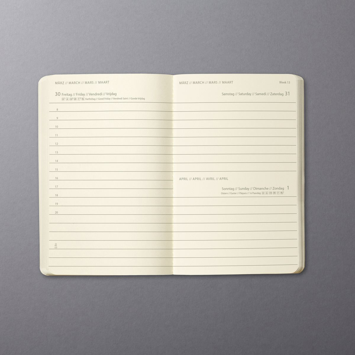 SIGEL C1811 CONCEPTUM® 2018 Tageskalender Schwarz