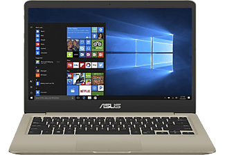 ASUS VivoBook S410UN-EB041T arany notebook (14" FHD/Core i5/8GB/128GB SSD+1TB HDD/MX150 2GB/Windows 10)