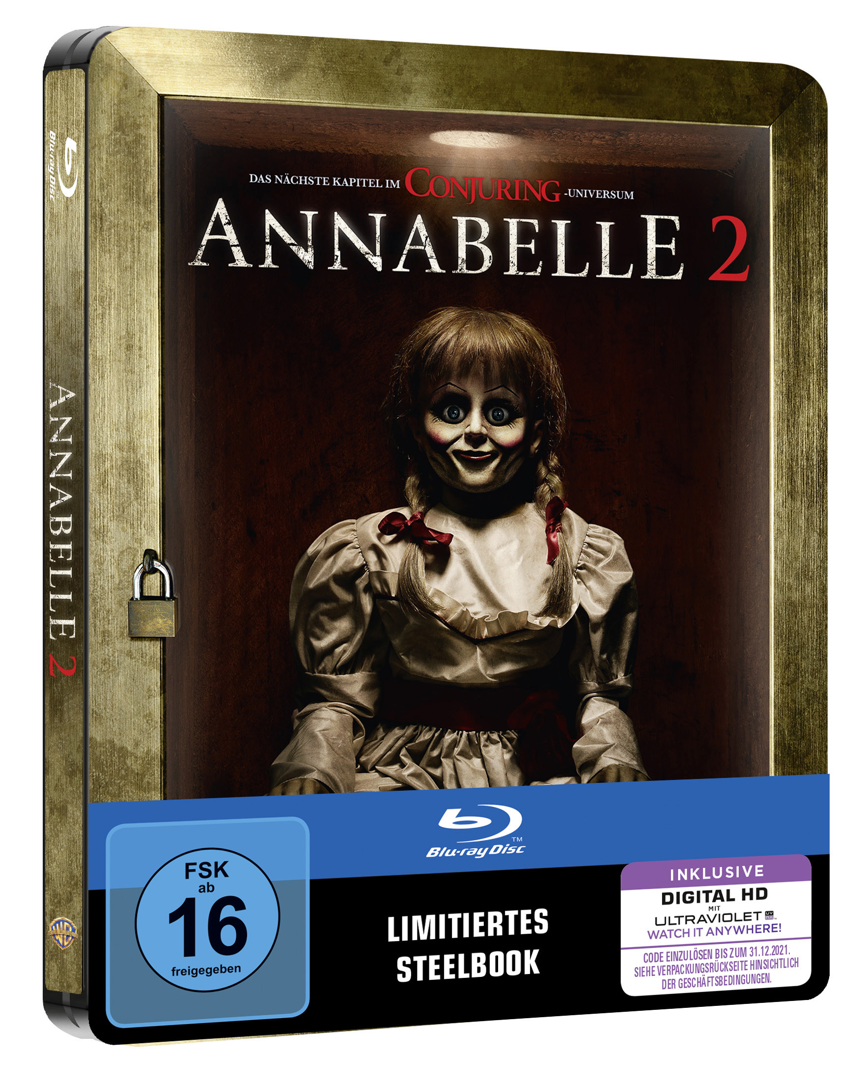 Annabelle 2 (Exklusive Steelbook Edition) Blu-ray